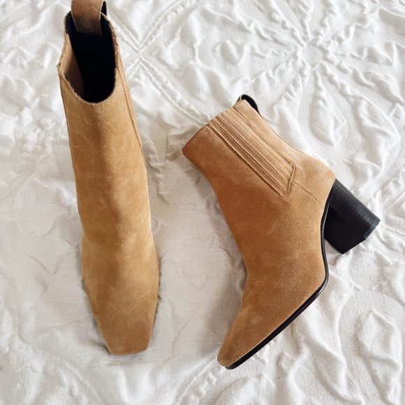 Rag & Bone Astra Suede Chelsea Booties Size - Picture 4 of 10